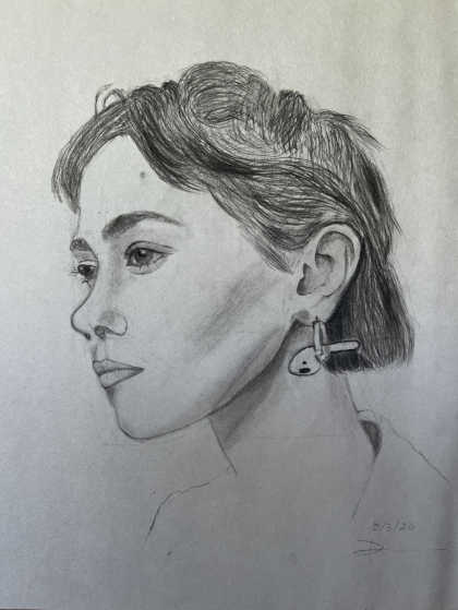 Pencil Drawing-girl2