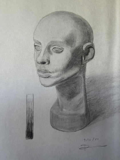 Pencil Drawing-girl3